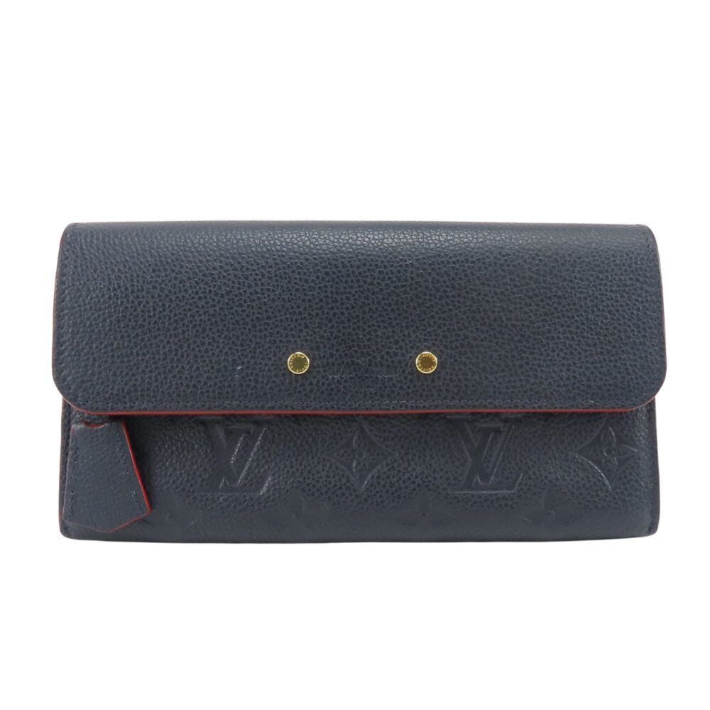 Louis Vuitton Portefeuille Pont Neuf Long Wallet M62127 Monogram Empreinte Ma...